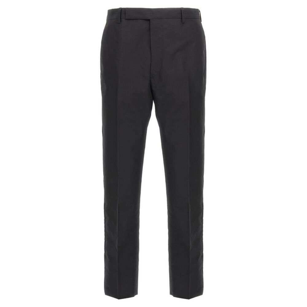 Prada Black Cotton Dress Men's Pants